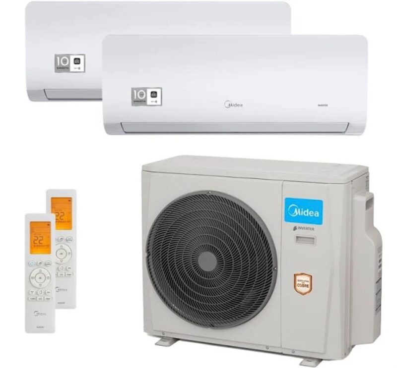 Midea Multi Bi-Split 18.000 + 9.000 BTUs